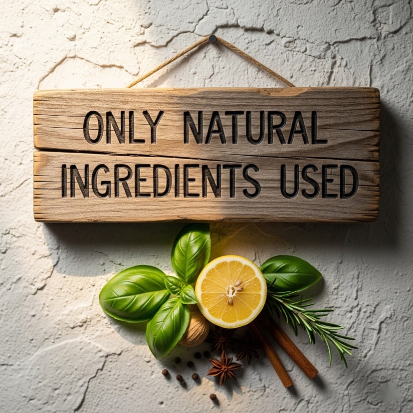 100% natural ingredients